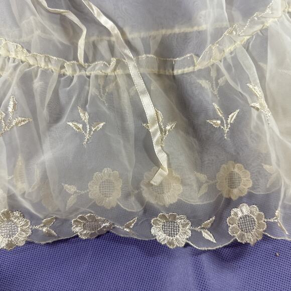 Vtg Phyllis Baby Wear Baptism Christening Gown Set 4 Piece ii - Picture 16 of 16